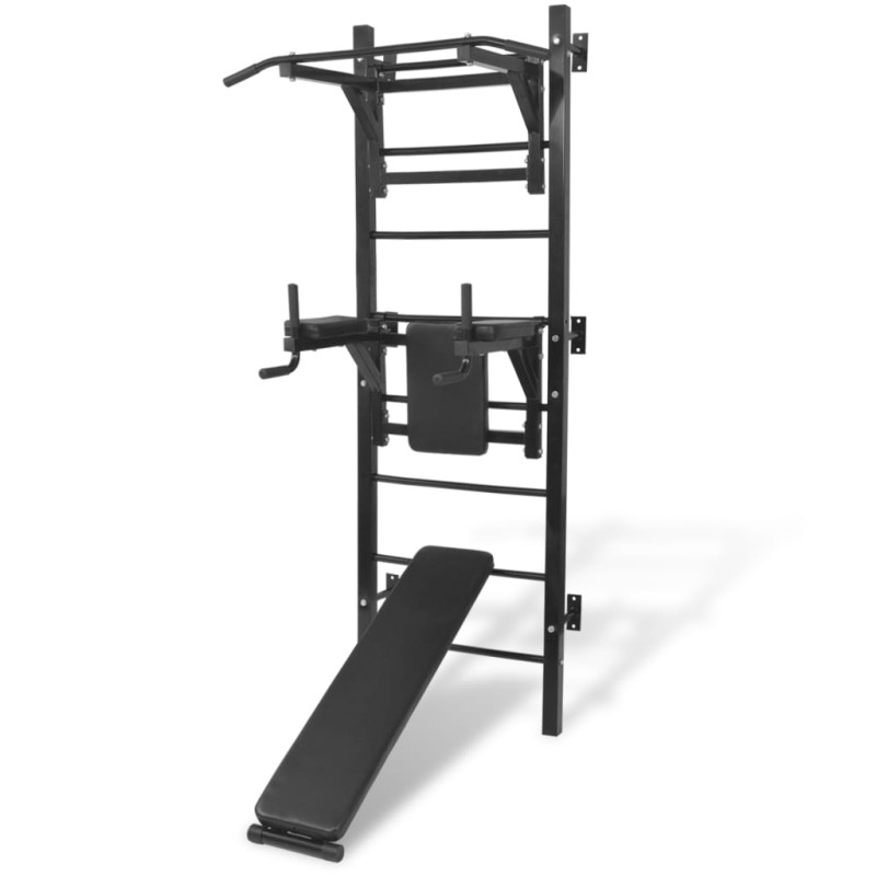 vidaXL Macchina Multistazione Fitness a Parete per la Casa vidaXL Macchina Multistazione Fitness a Parete per la Casa