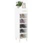 vidaXL Scarpiera Bianco Lucido 30x35x105 cm in Legno Multistrato vidaXL Scarpiera Bianco Lucido 30x35x105 cm in Legno Multistrato