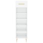 vidaXL Scarpiera Bianco Lucido 30x35x105 cm in Legno Multistrato vidaXL Scarpiera Bianco Lucido 30x35x105 cm in Legno Multistrato