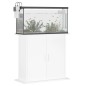 vidaXL Supporto Acquario 81x36x73cm in Legno Multistrato Bianco Lucido vidaXL Supporto Acquario 81x36x73cm in Legno Multistrato Bianco Lucido