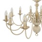 vidaXL Candelabro Stile Anticato Bianco 12 Lampadine E14 vidaXL Candelabro Stile Anticato Bianco 12 Lampadine E14