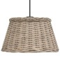 vidaXL Paralume da Soffitto Marrone Ø50x30 cm in Vimini vidaXL Paralume da Soffitto Marrone Ø50x30 cm in Vimini