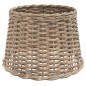 vidaXL Paralume Marrone Ø40x26 cm in Vimini