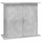 vidaXL Supporto Acquario 81x36x73 cm Legno Multistrato Grigio Cemento