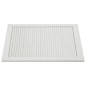 vidaXL Anta a Lamelle in Legno Massello di Pino Bianca 69x49,4 cm vidaXL Anta a Lamelle in Legno Massello di Pino Bianca 69x49,4 cm