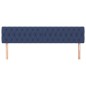 Testiera 2 pz Blu 90 x 7 x 78/88 cm in Tessuto Testiera 2 pz Blu 90 x 7 x 78/88 cm in Tessuto