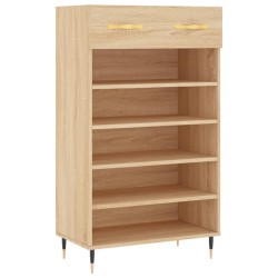 vidaXL Scarpiera Rovere Sonoma 60x35x105 cm in Legno Multistrato