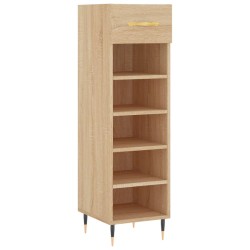 vidaXL Scarpiera Rovere Sonoma 30x35x105 cm in Legno Multistrato