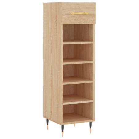 vidaXL Scarpiera Rovere Sonoma 30x35x105 cm in Legno Multistrato