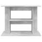 vidaXL Supporto Acquario 80x35x60 cm Legno Multistrato Grigio Cemento vidaXL Supporto Acquario 80x35x60 cm Legno Multistrato Grigio Cemento