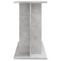 vidaXL Supporto Acquario 80x35x60 cm Legno Multistrato Grigio Cemento vidaXL Supporto Acquario 80x35x60 cm Legno Multistrato Grigio Cemento
