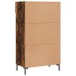 vidaXL Scarpiera Rovere Fumo 60x35x105 cm in Legno Multistrato vidaXL Scarpiera Rovere Fumo 60x35x105 cm in Legno Multistrato