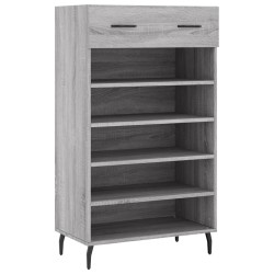 vidaXL Scarpiera Grigio Sonoma 60x35x105 cm in Legno Multistrato