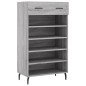 vidaXL Scarpiera Grigio Sonoma 60x35x105 cm in Legno Multistrato vidaXL Scarpiera Grigio Sonoma 60x35x105 cm in Legno Multistrato