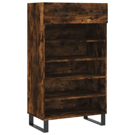 vidaXL Scarpiera Rovere Fumo 60x35x105 cm in Legno Multistrato