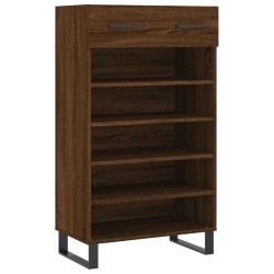 vidaXL Scarpiera Rovere Marrone 60x35x105 cm in Legno Multistrato