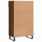 vidaXL Scarpiera Rovere Marrone 60x35x105 cm in Legno Multistrato vidaXL Scarpiera Rovere Marrone 60x35x105 cm in Legno Multistrato