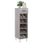 vidaXL Scarpiera Grigio Sonoma 30x35x105 cm in Legno Multistrato vidaXL Scarpiera Grigio Sonoma 30x35x105 cm in Legno Multistrato