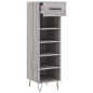 vidaXL Scarpiera Grigio Sonoma 30x35x105 cm in Legno Multistrato vidaXL Scarpiera Grigio Sonoma 30x35x105 cm in Legno Multistrato