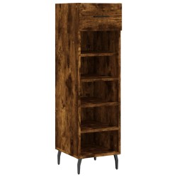 vidaXL Scarpiera Rovere Fumo 30x35x105 cm in Legno Multistrato