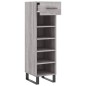 vidaXL Scarpiera Grigio Sonoma 30x35x105 cm in Legno Multistrato