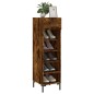 vidaXL Scarpiera Rovere Fumo 30x35x105 cm in Legno Multistrato vidaXL Scarpiera Rovere Fumo 30x35x105 cm in Legno Multistrato
