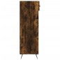 vidaXL Scarpiera Rovere Fumo 60x35x105 cm in Legno Multistrato vidaXL Scarpiera Rovere Fumo 60x35x105 cm in Legno Multistrato