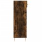 vidaXL Scarpiera Rovere Fumo 60x35x105 cm in Legno Multistrato