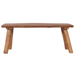 vidaXL Panchina da Giardino 120 cm in Legno Massello di Teak