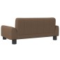 vidaXL Divano per Bambini Marrone 70x45x30 cm in Tessuto