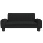 vidaXL Divano per Bambini Nero 70x45x30 cm in Tessuto