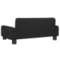vidaXL Divano per Bambini Nero 70x45x30 cm in Tessuto