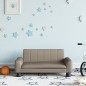 vidaXL Divano per Bambini Cappuccino 70x45x30 cm in Similpelle