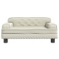 vidaXL Divano per Bambini Crema 70x45x30 cm in Similpelle