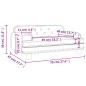 vidaXL Divano per Bambini Crema 70x45x30 cm in Similpelle