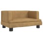 vidaXL Divano per Bambini Marrone 60x40x30 cm in Velluto