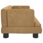 vidaXL Divano per Bambini Marrone 60x40x30 cm in Velluto