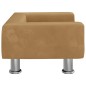 vidaXL Divano per Bambini Marrone 50x40x26,5 cm in Velluto