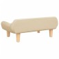 vidaXL Divano per Bambini Crema 70x40x24 cm in Tessuto
