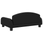 vidaXL Divano per Bambini Nero 70x45x30 cm in Tessuto