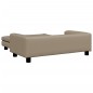 vidaXL Divano Bambini Poggiapiedi Cappuccino 100x50x30 cm Similpelle