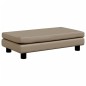 vidaXL Divano Bambini Poggiapiedi Cappuccino 100x50x30 cm Similpelle