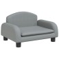 vidaXL Divano per Bambini Grigio Chiaro 50x40x30 cm in Tessuto