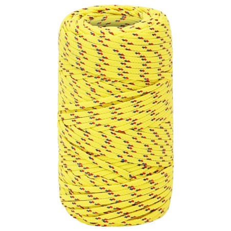 Corda Nautica Gialla 2 mm 50 m in Polipropilene
