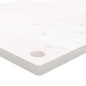 vidaXL Piano Scrivania Bianco 100x60x2,5 cm in Legno Massello di Pino vidaXL Piano Scrivania Bianco 100x60x2,5 cm in Legno Massello di Pino