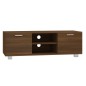 Mobile TV Rovere Marrone 120x40,5x35 cm in Legno Multistrato Mobile TV Rovere Marrone 120x40,5x35 cm in Legno Multistrato