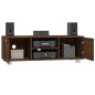 Mobile TV Rovere Marrone 120x40,5x35 cm in Legno Multistrato Mobile TV Rovere Marrone 120x40,5x35 cm in Legno Multistrato