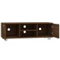 Mobile TV Rovere Marrone 120x40,5x35 cm in Legno Multistrato Mobile TV Rovere Marrone 120x40,5x35 cm in Legno Multistrato