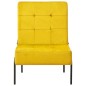 vidaXL Poltrona Relax 65x79x87 cm Giallo Senape in Velluto vidaXL Poltrona Relax 65x79x87 cm Giallo Senape in Velluto