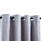Tende Oscuranti con Anelli in Metallo 2 pz Grigie 140x175 cm Tende Oscuranti con Anelli in Metallo 2 pz Grigie 140x175 cm